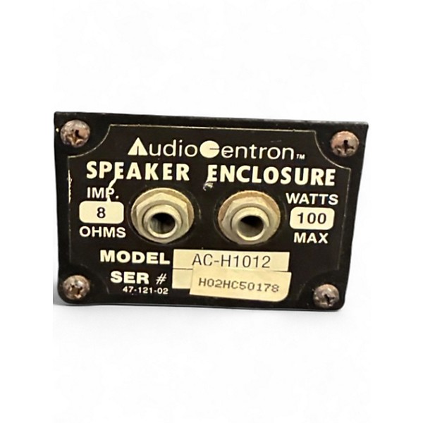 Used Audio Centron AC-H1012 Passive Speaker Pair Unpowered Speaker