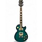 Used 2017 Gibson Les Paul Studio Deluxe Blue Agave Solid Body Electric Guitar thumbnail
