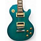 Used 2017 Gibson Les Paul Studio Deluxe Blue Agave Solid Body Electric Guitar