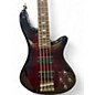 Used Schecter Guitar Research Stiletto Extreme 4 String Burgundy burst Electric Bass Guitar