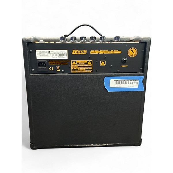 Used Markbass Cmb 40 Black Line Bass Combo Amp