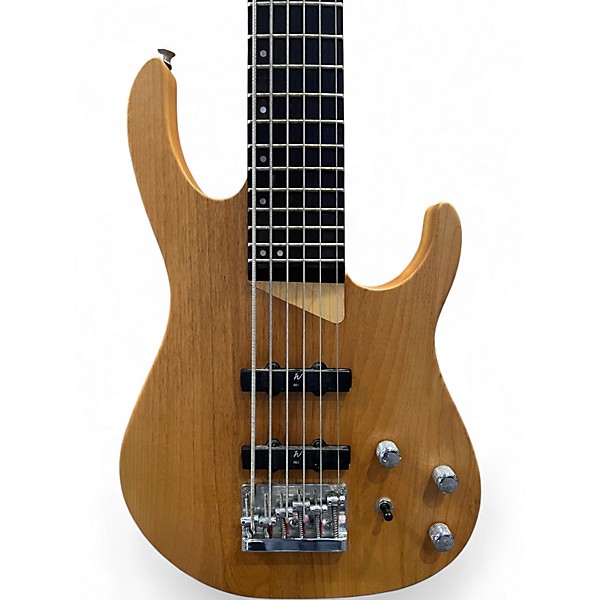 Used Washburn MB6-NM Natural Electric Bass Guitar