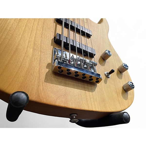 Used Washburn MB6-NM Natural Electric Bass Guitar