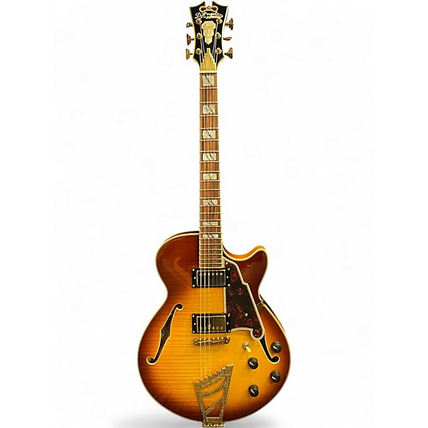 Used D'Angelico EX-SS Sunburst Hollow Body Electric Guitar