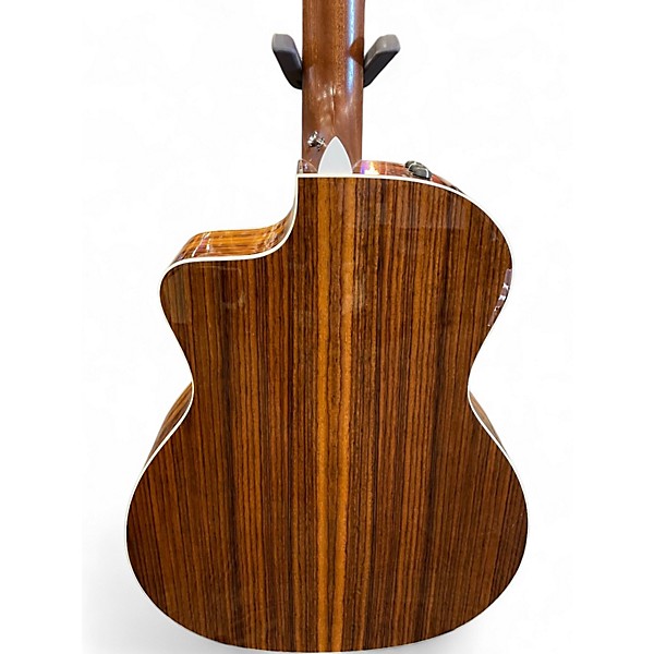 Used Taylor 214CE Deluxe Natural Acoustic Electric Guitar