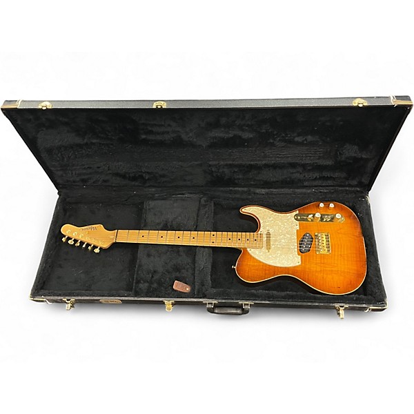 Used Melancon Custom Artist T Honey Burst Solid Body Electric Guitar