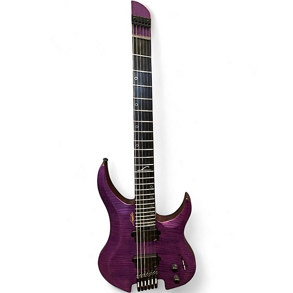 Used Legator GHOST Trans Purple Solid Body Electric Guitar