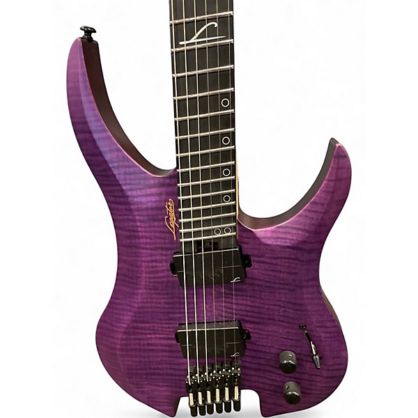 Used Legator GHOST Trans Purple Solid Body Electric Guitar