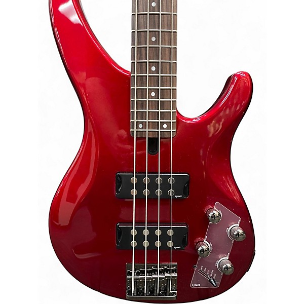 Used Yamaha TRBX304 Candy Apple Red Metallic Electric Bass Guitar
