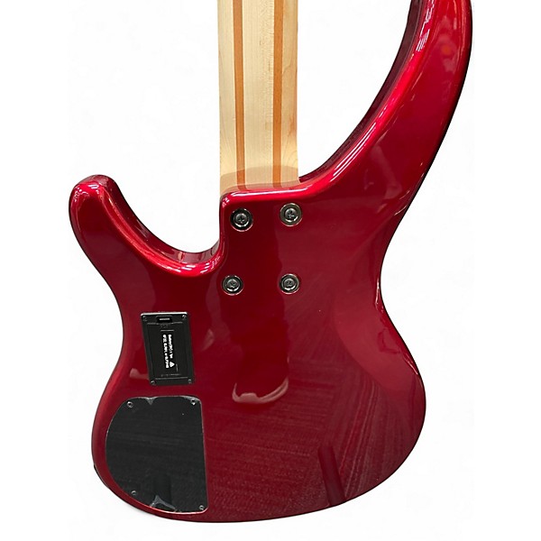 Used Yamaha TRBX304 Candy Apple Red Metallic Electric Bass Guitar