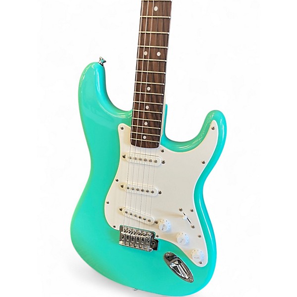 Used Squier Bullet Stratocaster Seafoam Green Solid Body Electric Guitar