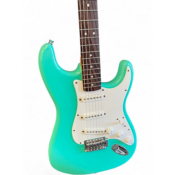 Used Squier Bullet Stratocaster Seafoam Green Solid Body Electric Guitar