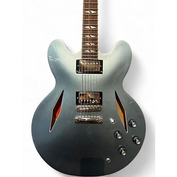 Used Epiphone Dave Ghrol DG-335 Pelham Blue Hollow Body Electric Guitar
