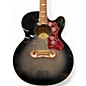 Used Epiphone J200EC Studio Ebony Acoustic Electric Guitar