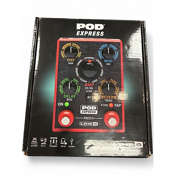 Used Line 6 Pocket Pod Express Amp Modeler Effect Processor