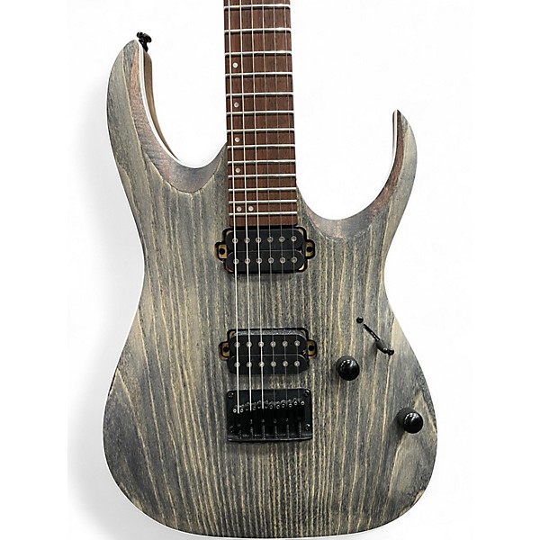 Used Ibanez RGA42AH Black Stained Solid Body Electric Guitar