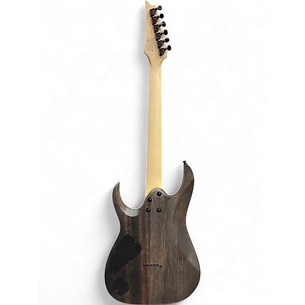 Used Ibanez RGA42AH Black Stained Solid Body Electric Guitar