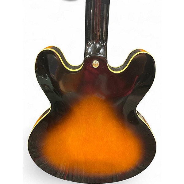 Used Epiphone Dot Deluxe VS Tobacco Burst Hollow Body Electric Guitar