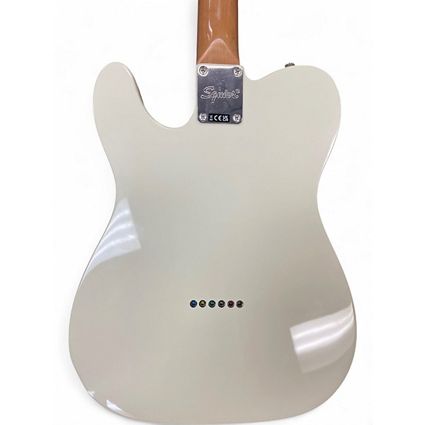 Used Squier Classic Vibe 70s Thinline Telecaster White Hollow Body Electric Guitar