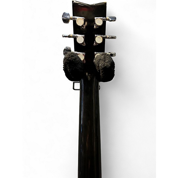 Used 2008 Esteban Imapala Black Custom Print Acoustic Electric Guitar
