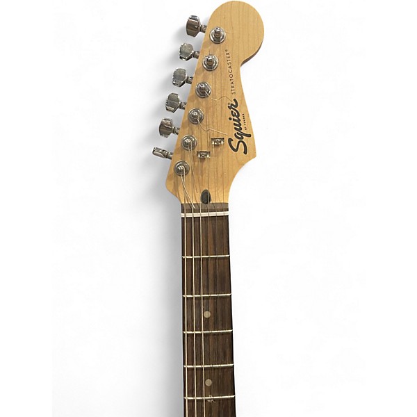 Used Squier Standard Stratocaster 3 Color Sunburst Solid Body Electric Guitar