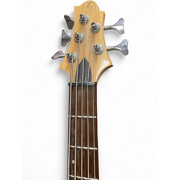 Used Samik FN15 Black Electric Bass Guitar