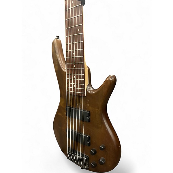 Used Ibanez GSR206 6 String Walnut Electric Bass Guitar