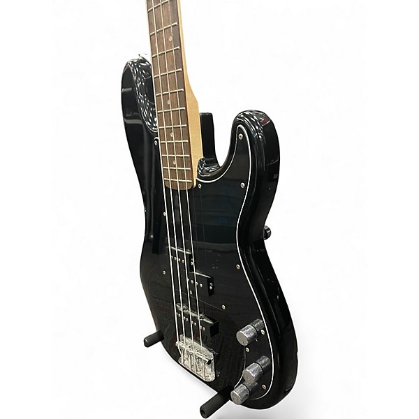 Used Squier Affinity Precision Bass Black Electric Bass Guitar