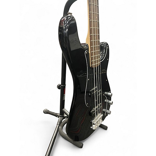 Used Squier Affinity Precision Bass Black Electric Bass Guitar