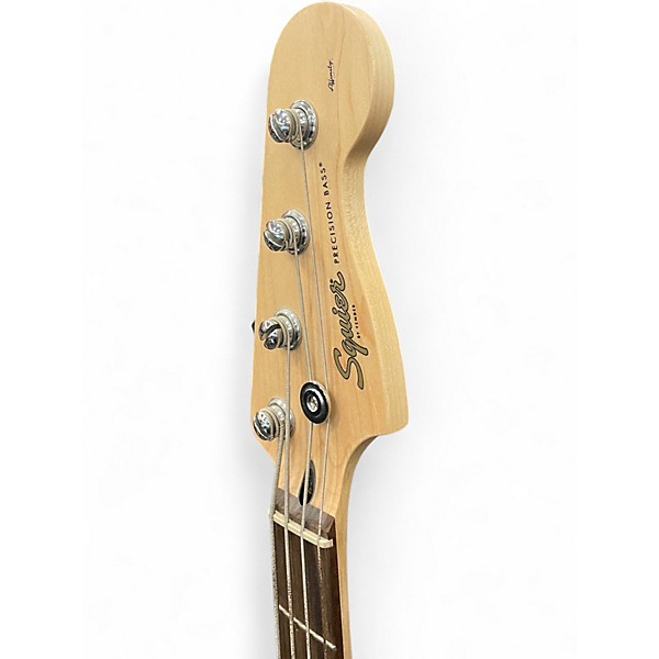 Used Squier Affinity Precision Bass Black Electric Bass Guitar
