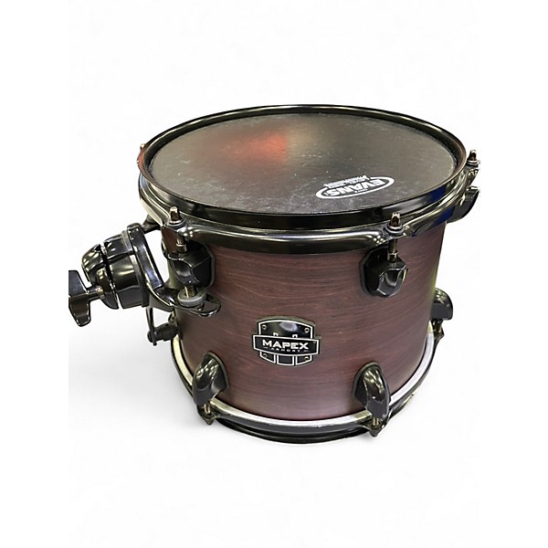 Used Mapex 4 Piece Armory Wine Red/Black Drum Kit