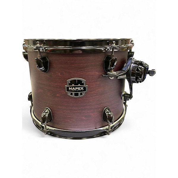 Used Mapex 4 Piece Armory Wine Red/Black Drum Kit
