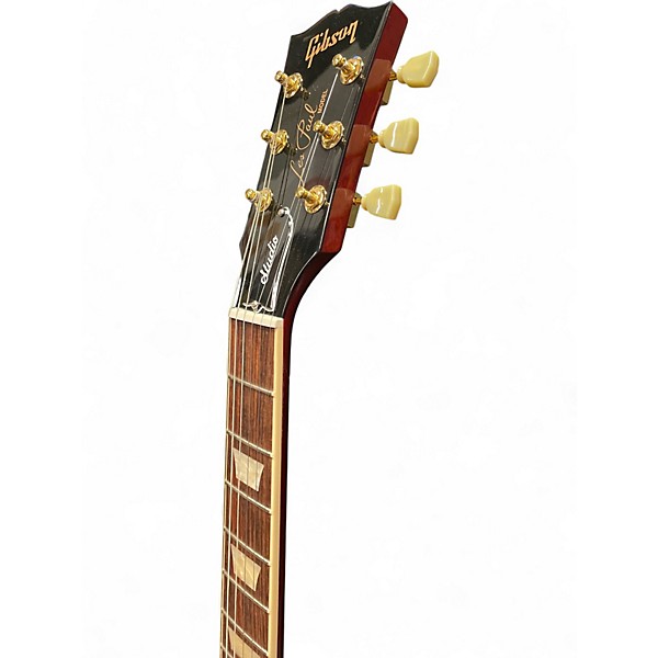 Used 2025 Gibson Les Paul Studio Wine Red Solid Body Electric Guitar