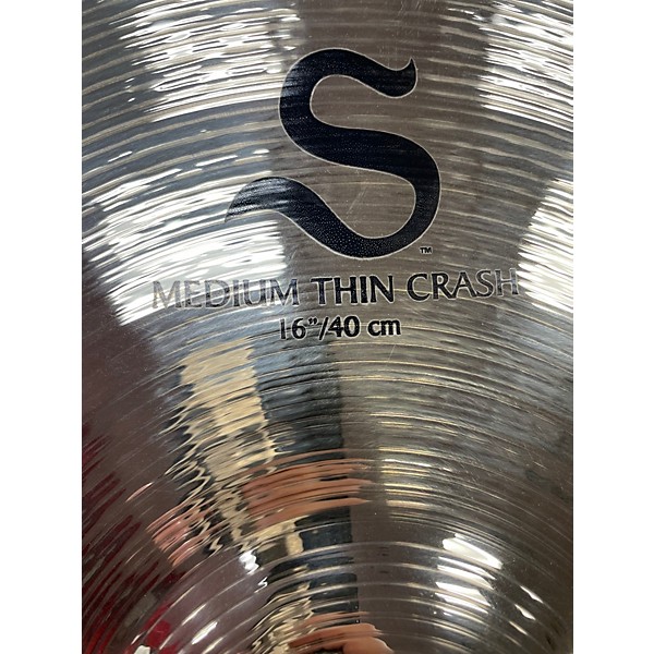 Used Zildjian 16in S MEDIUM THIN CRASH Cymbal