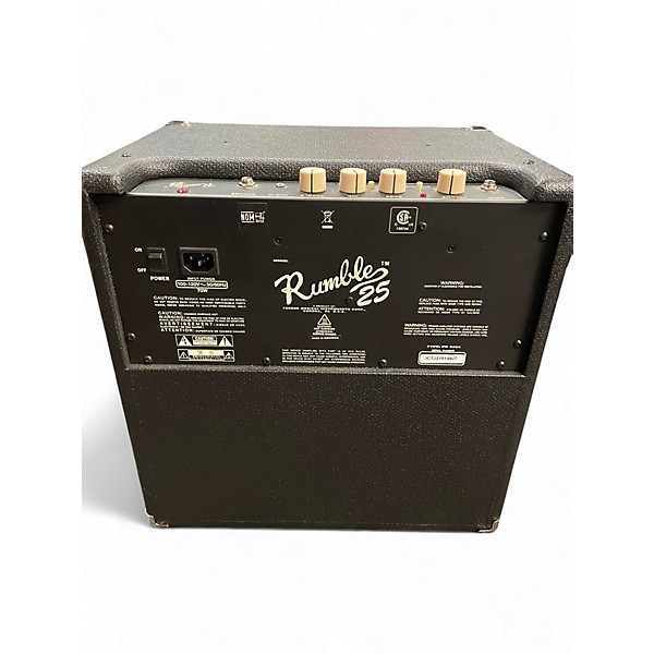 Used Fender Rumble 25 25W 1x8 Bass Combo Amp
