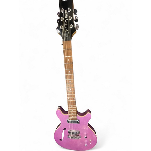 Used Daisy Rock retro h special pink Hollow Body Electric Guitar
