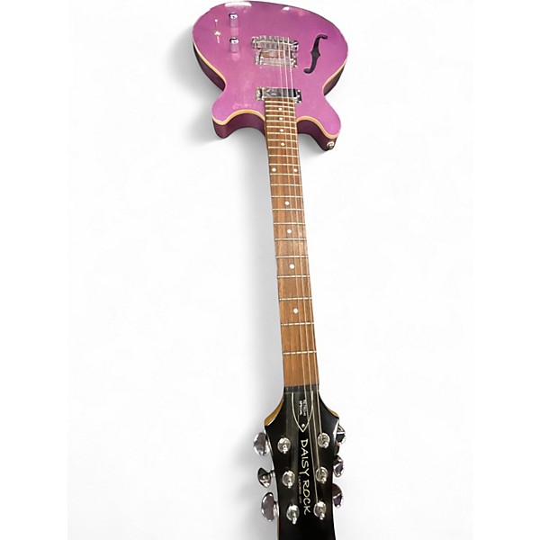 Used Daisy Rock retro h special pink Hollow Body Electric Guitar
