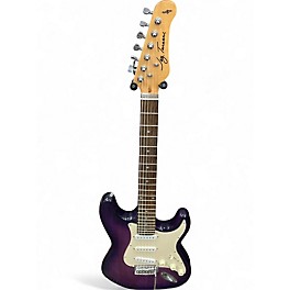 Used Jay Turser SRAT STYLE PURPLE BURST Solid Body Electric Guitar