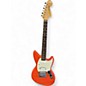 Used Fender Jagstang Fiesta Red Solid Body Electric Guitar thumbnail