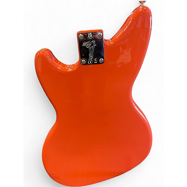 Used Fender Jagstang Fiesta Red Solid Body Electric Guitar
