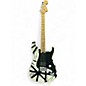 Used 2020s EVH Eruption WHITE AND BLACK STRIPES Solid Body Electric Guitar thumbnail