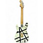 Used 2020s EVH Eruption WHITE AND BLACK STRIPES Solid Body Electric Guitar