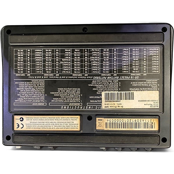 Used Alesis SR16 Drum Machine