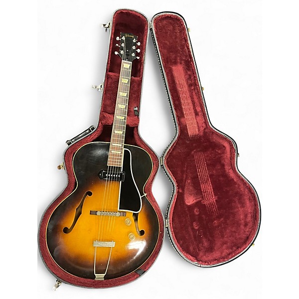 Vintage 1951 Gibson ES-150 Sunburst Hollow Body Electric Guitar
