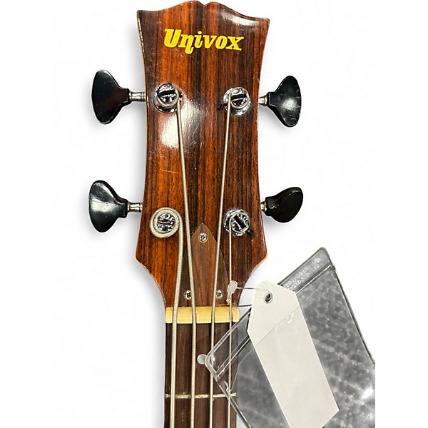 Vintage 1970s Univox LUCY UHS-1B CLEAR Electric Bass Guitar