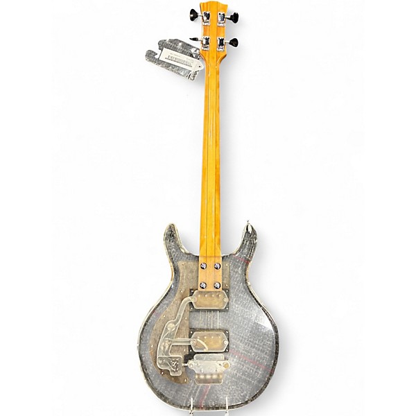 Vintage 1970s Univox LUCY UHS-1B CLEAR Electric Bass Guitar
