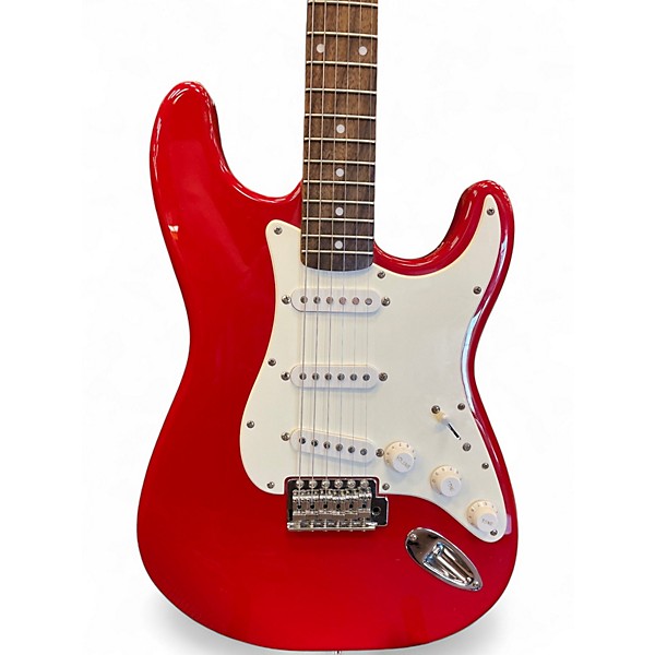 Used Squier Affinity Stratocaster Dakota Red Solid Body Electric Guitar