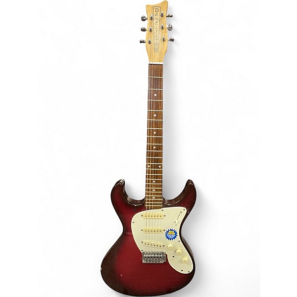 Used Danelectro Dano-Blaster Crimson Red Burst Solid Body Electric Guitar