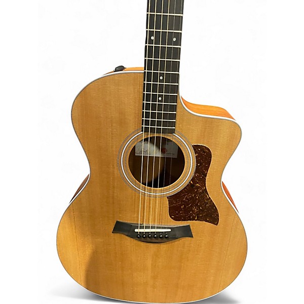 Used Taylor 214CE Natural Acoustic Electric Guitar