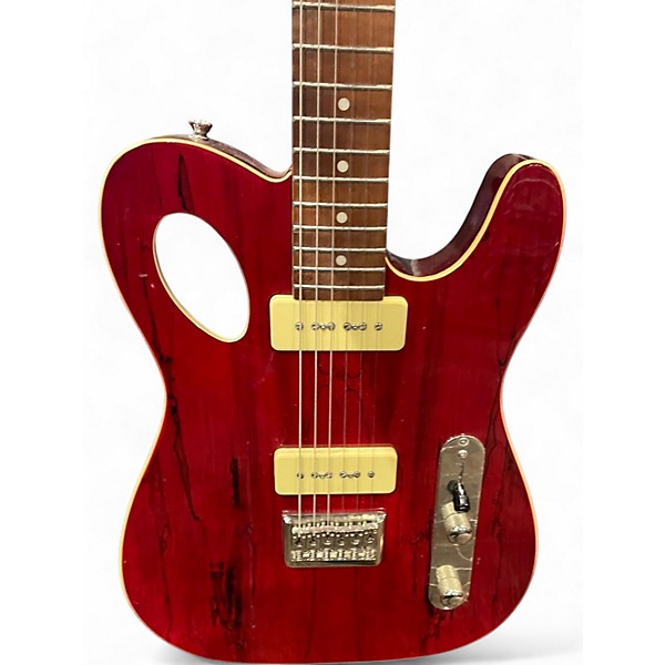 Used Michael Kelly 59 PORT THINLINE TRANSPARENT RED Hollow Body Electric Guitar
